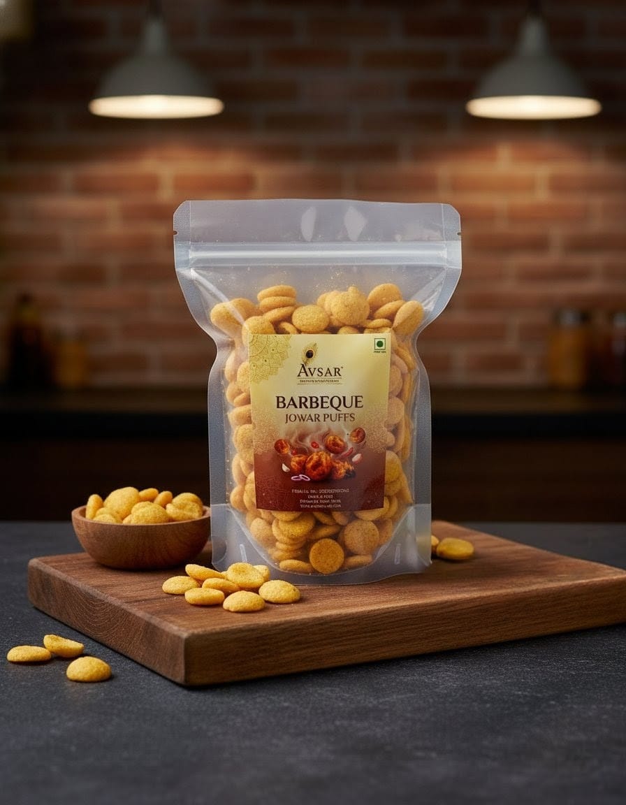 Barbeque Jowar Puffs