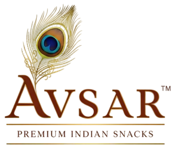 Avsar logo with a peacock feather on a white background
